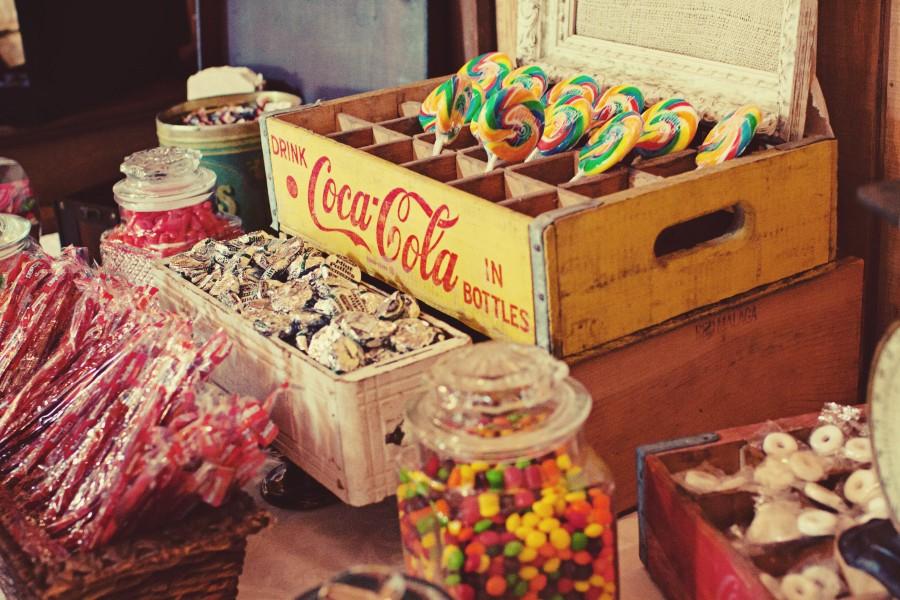 Hochzeit - Vintage Candy Buffet