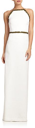 Mariage - Tory Burch Embellished Crepe Gown