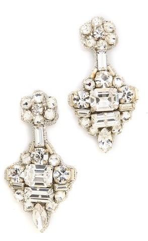 Свадьба - Deepa Gurnani Crystal Statement Earrings