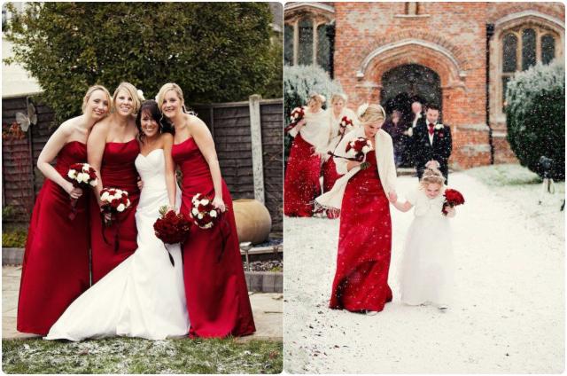 Свадьба - Red Bridesmaids
