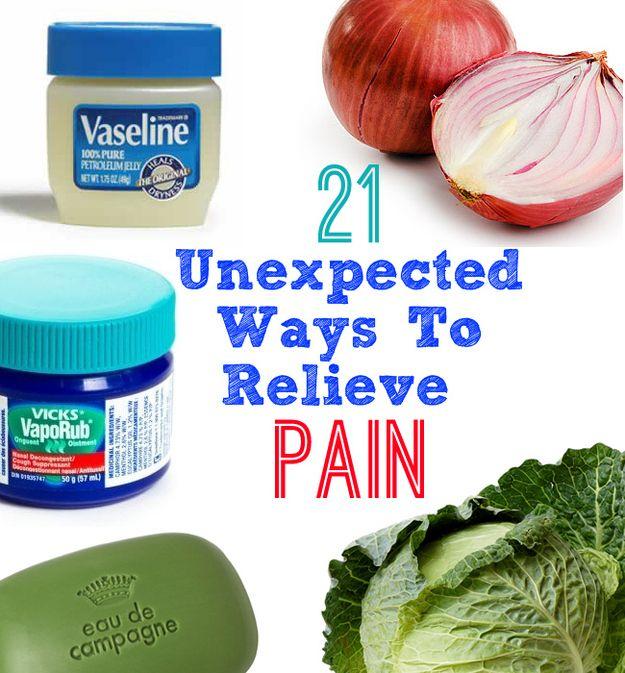 Mariage - 21 Unexpected Ways To Relieve Pain
