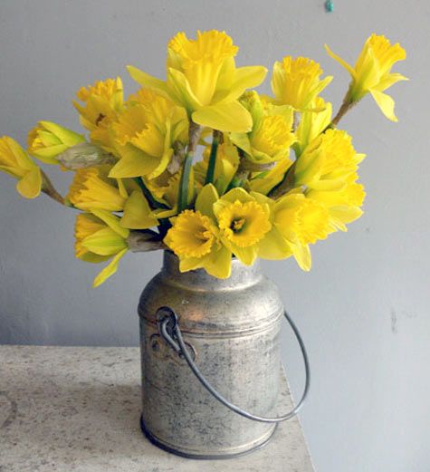 Wedding - Artificial Daffodil Bouquet