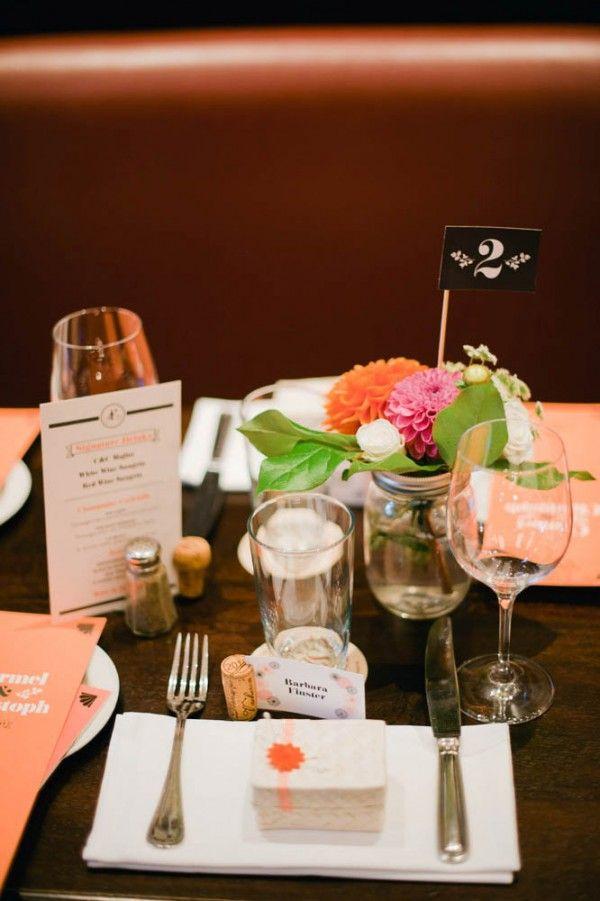 Mariage - Coral And Peach Wedding Inspiration