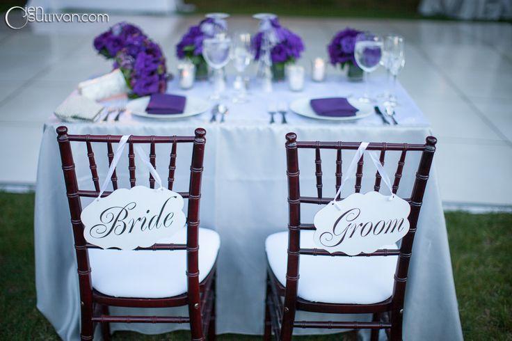 Hochzeit - Wedding CHAIRS-Bride & Groom 