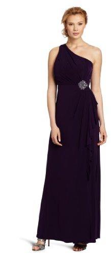 Свадьба - Eliza J Women's One Shoulder Gown With Beaded Patch At Waist