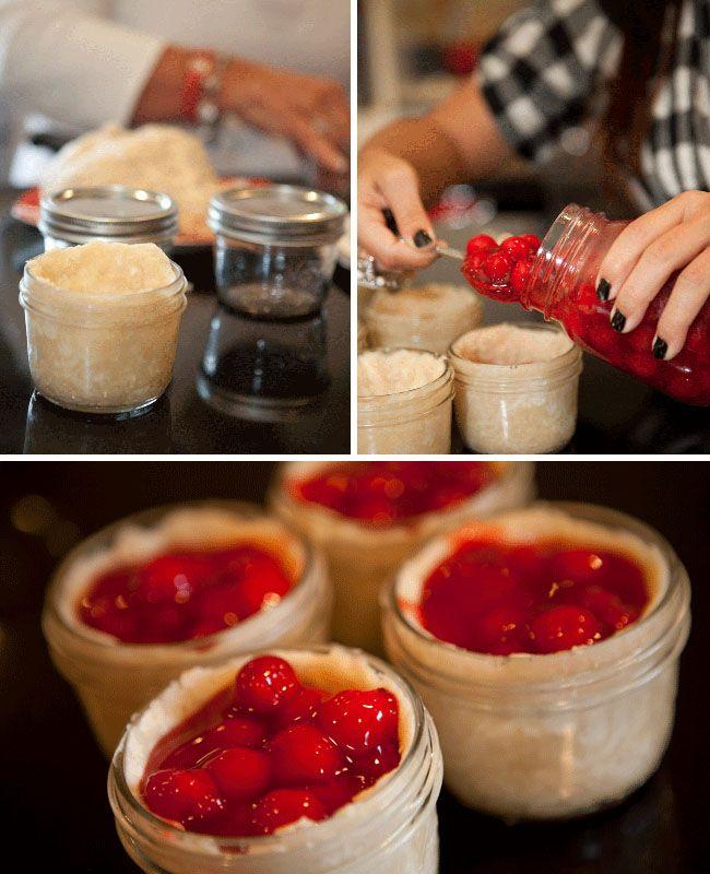 Wedding - DIY Pie In A Jar Treats