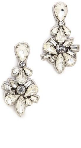 زفاف - Deepa Gurnani Crystal Drop Earrings