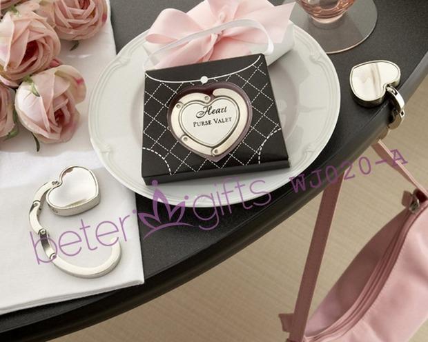 Wedding - "Heart Purse Valet" Compact Stainless Steel Handbag Holder