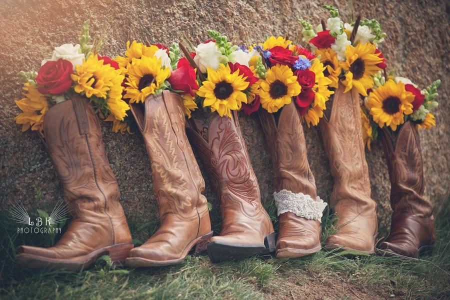 Wedding - Boots and Bouquets