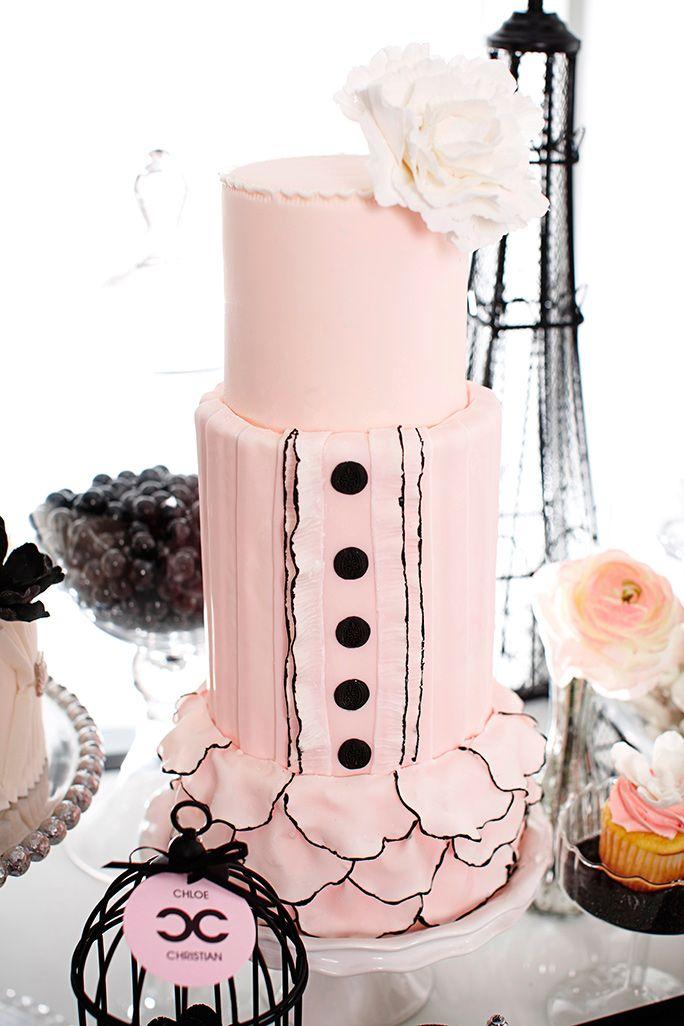 Wedding - Coco Chanel Cake, Cupcakes, And Cookies