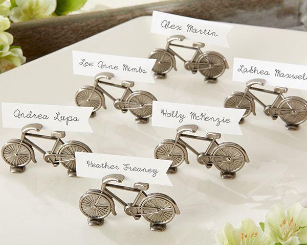 Mariage - Bicycle Place Card/Photo Holder (Set Of 6)