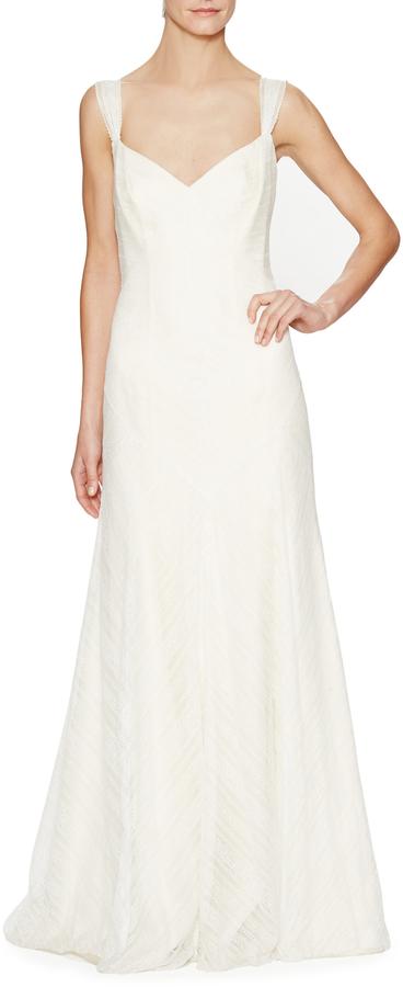 Wedding - Silk A-Line Bridal Gown
