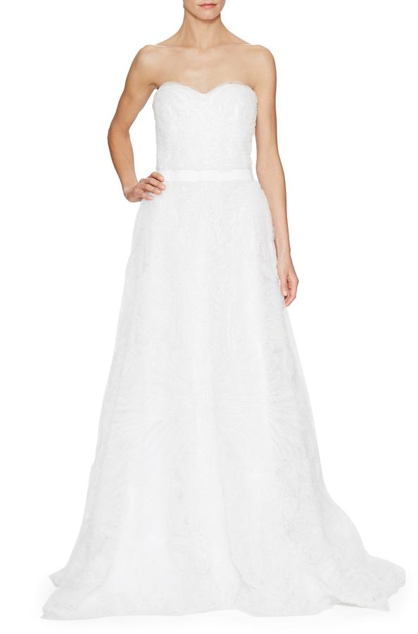 Mariage - Strapless A-Line Bridal Gown