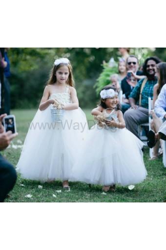 Mariage - Ivory Flower Girl Dress tutu dress baby dress toddler birthday dress wedding dress