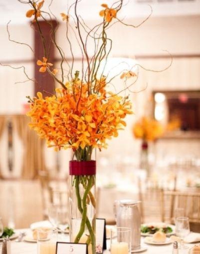 Wedding - Orange Wedding Flowers