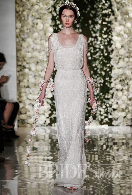 Mariage - Reem Acra Wedding Dresses Fall 2015 Bridal Runway Shows Brides.com