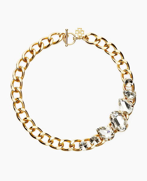 Mariage - Stone Statement Chain Necklace