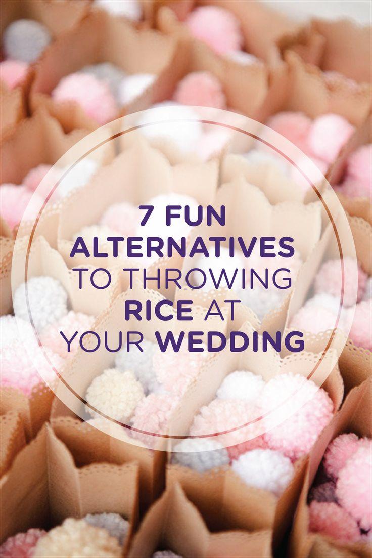 Wedding - Don't Throw That Rice! 7 Fun Alternatives