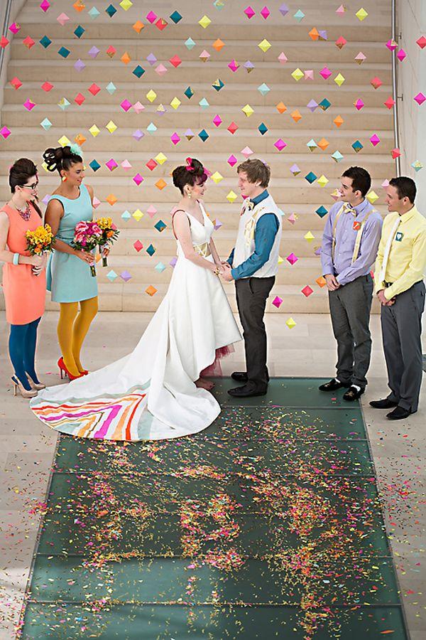 Wedding - Etsy Finds: Let Garlands Add Whimsy To Your Wedding Ceremony Decor