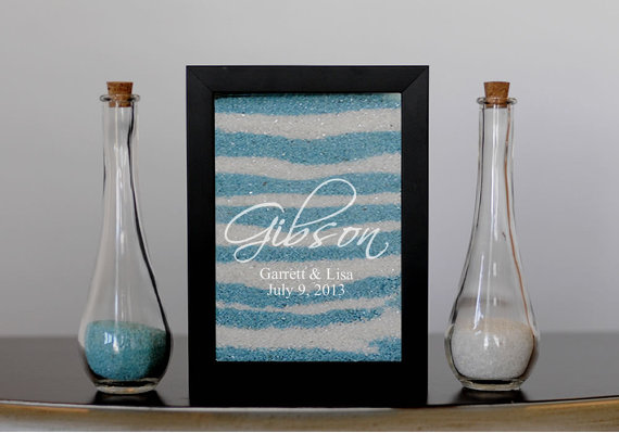 Mariage - Unity Sand Frame with Engraving