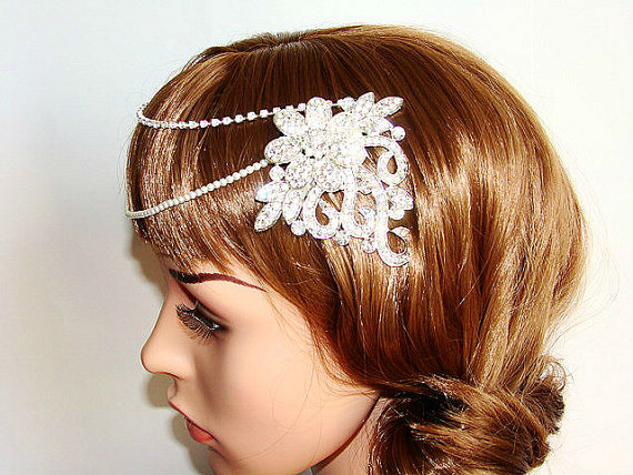 Wedding - Hair Chain, Head Chain, Hair Jewelry, Headpiece, Head Jewelry, Bridal, Wedding, Hair Accessory, Hair Jewellery