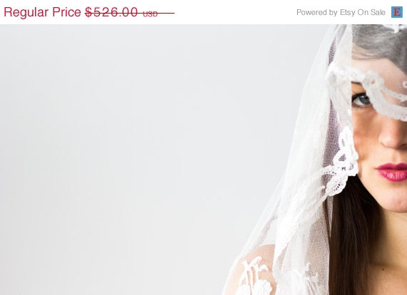 Hochzeit - 24hr 40% OFF ClosingSale antique 1890's brussels princess applique lace veil / wedding shawl - Tourterelle des bois