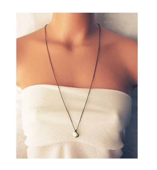 Hochzeit - personalized locket necklace, bridesmaid gift, long necklace, personalized necklace, tiny locket, initial locket necklace, vintage locket