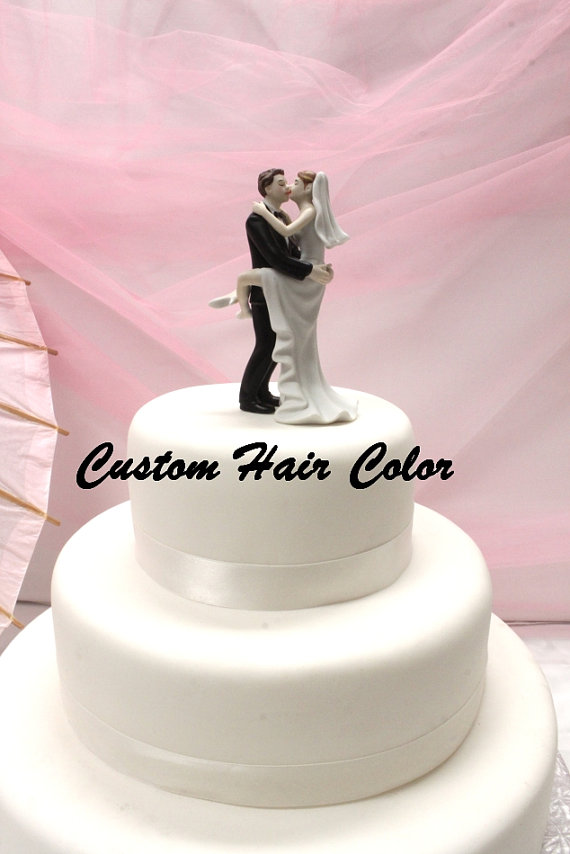 Wedding - Personalized Wedding Cake Topper - Kissing Couple - Sexy Pose - Weddings - Cake Topper - Modern - Fun Cake Topper - Bride and Groom