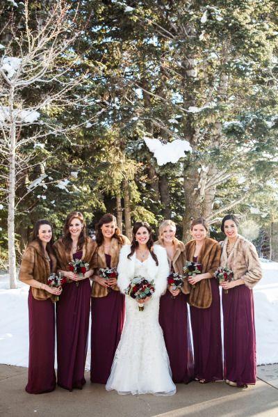 Свадьба - Snowy Mountain Winter Wedding