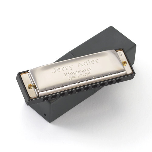 Mariage - Hohner Harmonica - Personalized - Groomsmen -Kids Gifts- Ringbearer -Gifts for Men - (414)