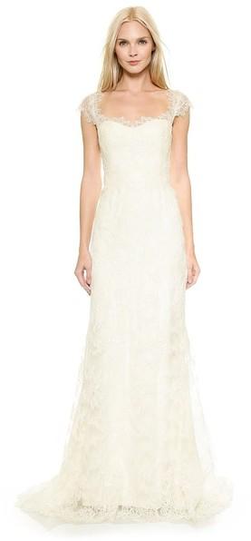 زفاف - Marchesa Corded Lace A-Line Gown