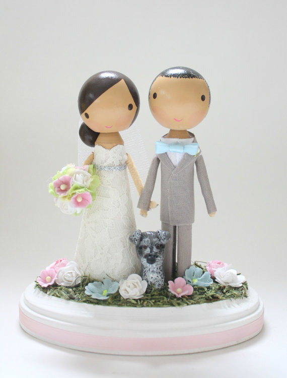 زفاف - custom wedding cake topper - order for - RINAURIAS