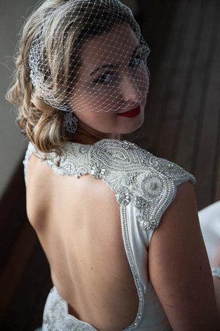 زفاف - Wedding Dress Embellishment   - Shoulder Candy (Made to Order)