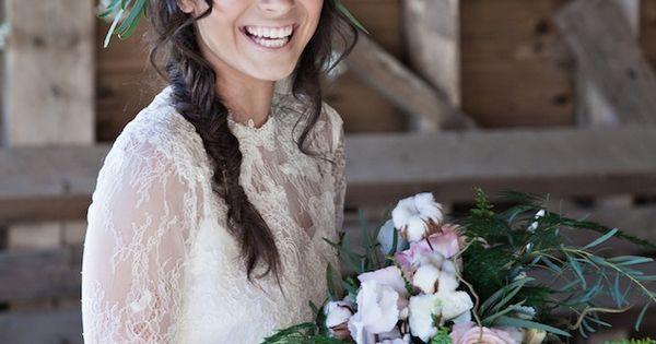 Wedding - Beautiful Barn Wedding Inspiration Shoot: A Winter's Romance