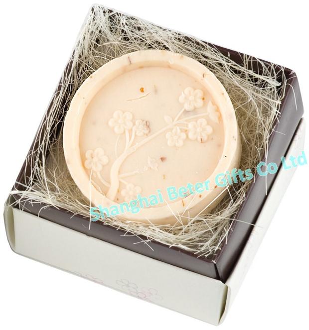 Hochzeit - BeterGifts XZ007 Cherry Blossom Scented Soap Gift Set