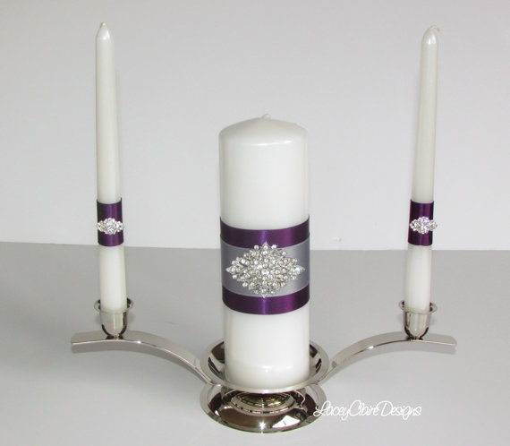 Wedding - Unity Candles, Wedding Unity Candle Ceremony Unity Candles Set, Custom Made