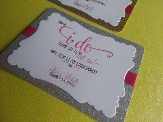 Wedding - Committed- Will You Be My Bridesmaid... Cards