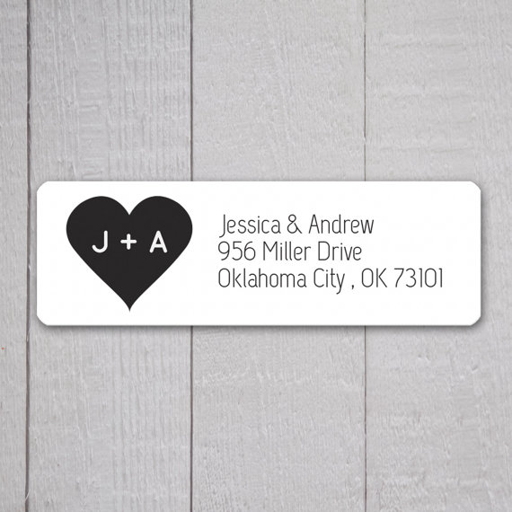 زفاف - Wedding Invitation Return Address Labels, Wedding Stickers, Return address stickers for invitations (#307)