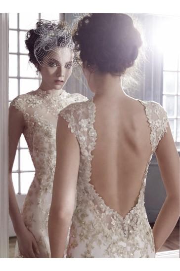 Hochzeit - Maggie Sottero Bridal Gown Camelia / 5MR132