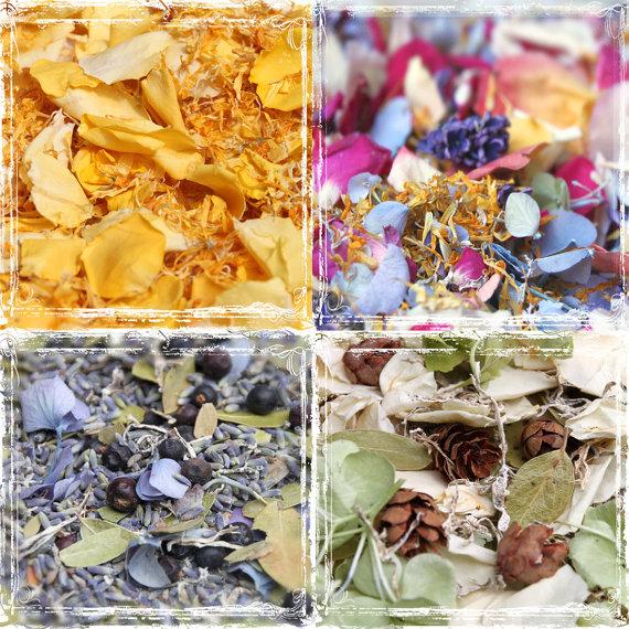 Mariage - Bulk Petal Confetti - Wedding Potpourri - 10 Cups Dried Flowers - Weddings - Spring Summer Fall Winter  - Aisle and Table Decoration