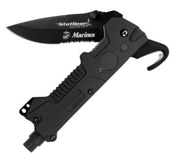 Mariage - Engraved StatGear T3 Tactical Rescue Tool Groomsmen Gift - Father's Day Gift - Wedding Gift - EMT/Medical Gift - Firefighter Knife