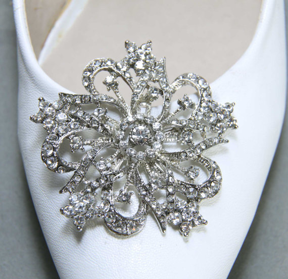 Wedding - Bridal Shoe Clips,Wedding Shoe Clips,Crystal Shoe Clips,Crystal Applique Shoe Clips,Star Shoe Clips,Bridesmaids Shoe Clips,Star Clips