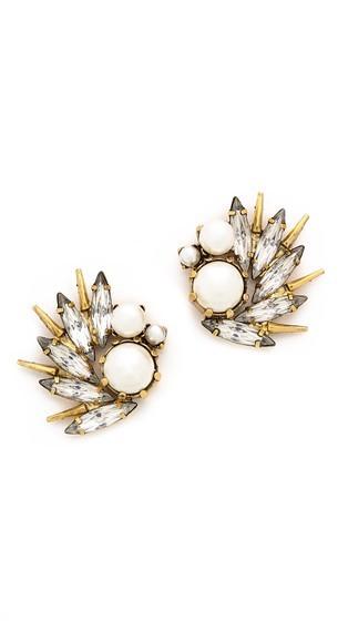 Wedding - Elizabeth Cole Eyelet Earrings