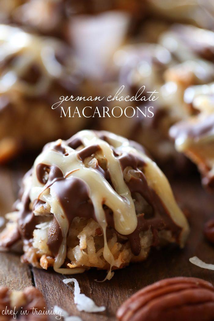 زفاف - German Chocolate Macaroons