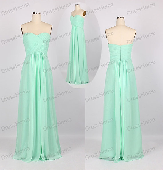 Mariage - Long Bridesmaid Dress - Beach Bridesmaid Dress / Blue Bridesmaid Dress / Simple Bridesmaid Dress / Blue Prom Dress / Long Prom Dress DH157