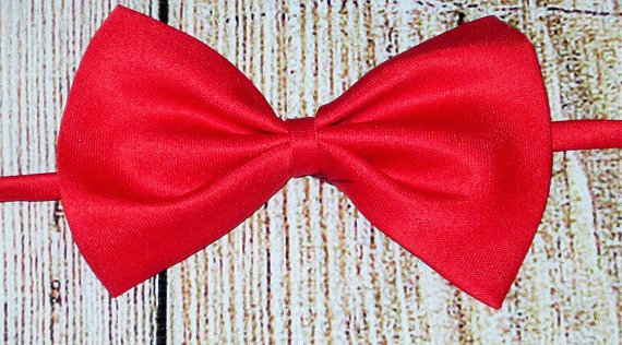 زفاف - Red Bow tie Boys Bow tie baby bow tie birthday bow tie wedding ring bearer photo prop