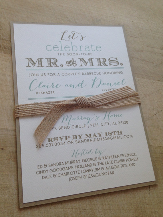 Mariage - Couple's Wedding Shower Invitation