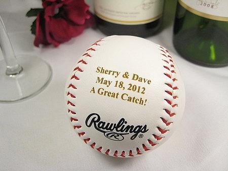 زفاف - Personalized Engraved Baseball Wedding Bride Groom Ring Bearer Groomsman Usher Wedding Party Favor Gift Keepsake Gift
