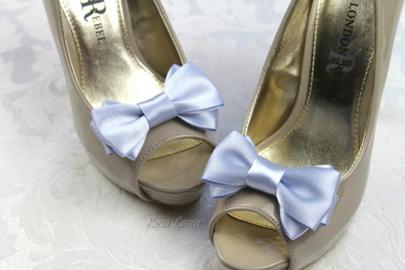 Свадьба - Light Purple Shoe Clips, Mauve Bow Shoe Clip, Mauve Wedding Accessories Shoes Clip, Purple Bow Clip Shoes