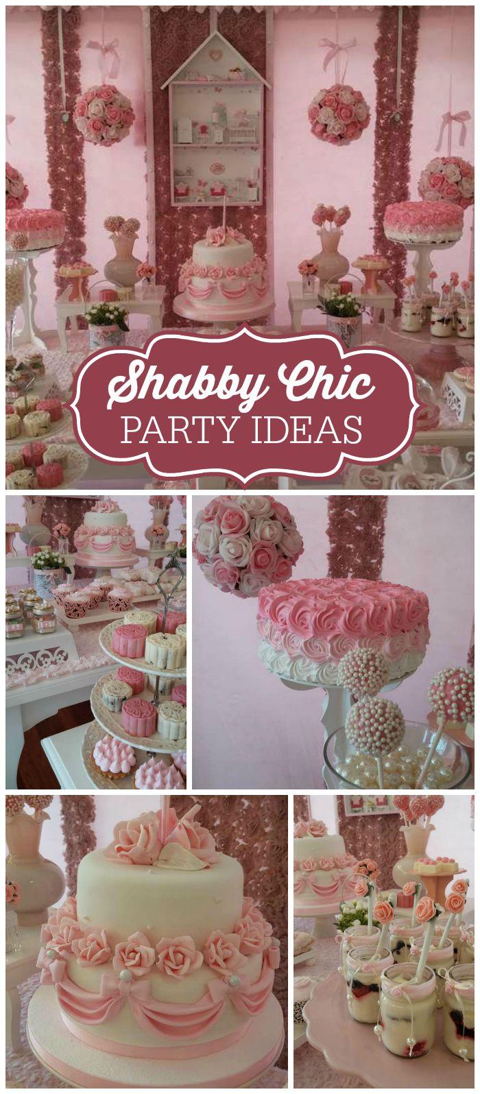 Hochzeit - Shabby Chic / Birthday "Shabby Chic Para Delfina"